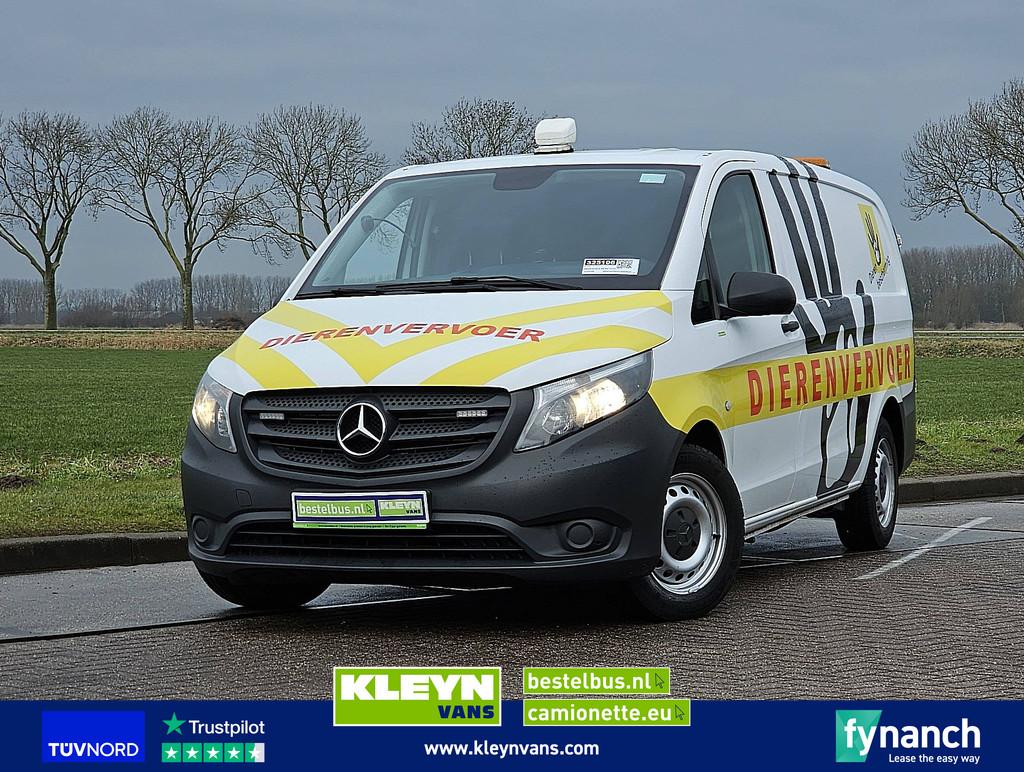 MERCEDES-BENZ VITO 111 dierenvervoer, Auto's, Gebruikt, Euro 6, 4 cilinders, Wit