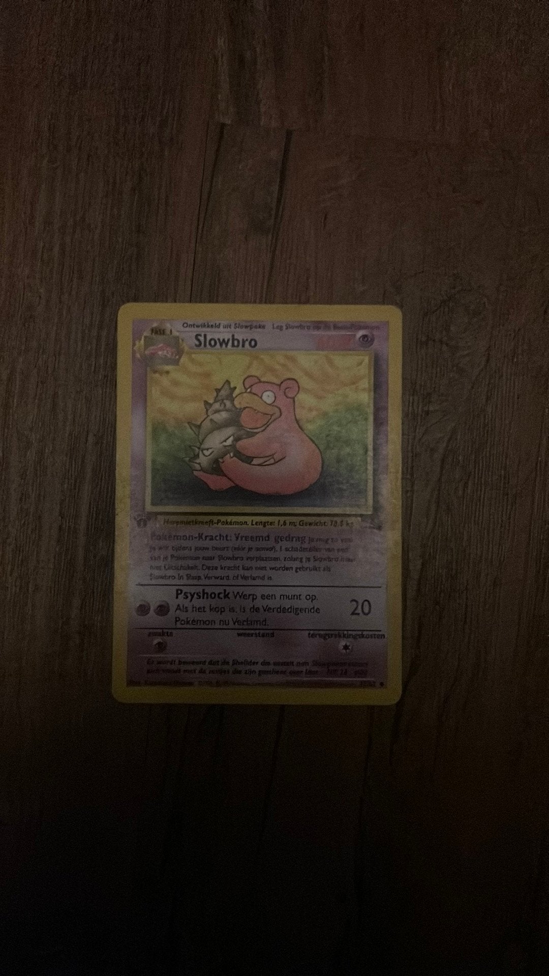Slowbro oude kaart, Hobby en Vrije tijd, Verzamelkaartspellen | Magic the Gathering, Ophalen of Verzenden, Zo goed als nieuw