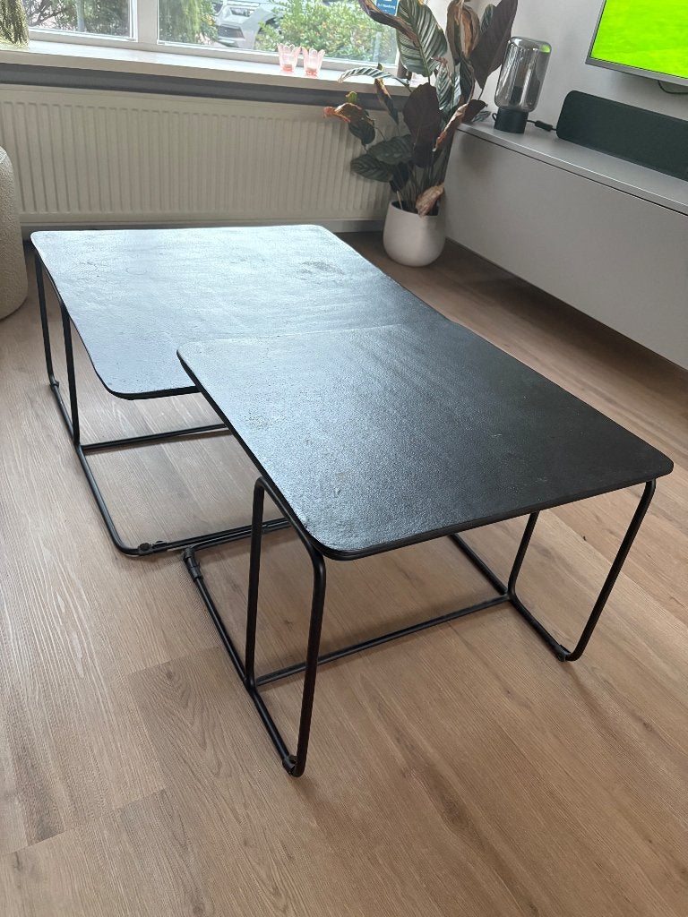 2 salontafels, Ophalen, Gebruikt, 50 tot 100 cm, 100 tot 150 cm