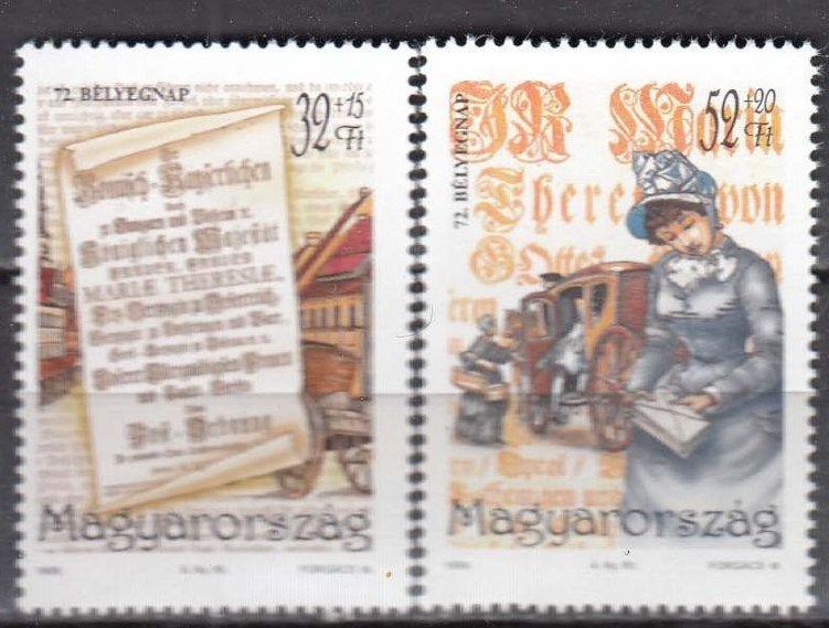 15-08 Hongarije MI 4553/4 postfris, Verzenden, Postfris