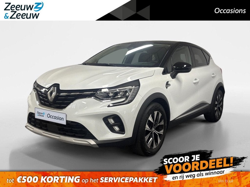 Renault Captur 1.6 E-Tech full hybrid 145 techno AUTOMAAT NA, Auto's, Renault, Bedrijf, Te koop, Captur, ABS, Achteruitrijcamera