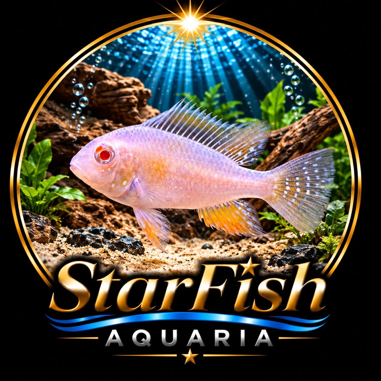 Acarichthys heckelii Albino, Dieren en Toebehoren, Vis