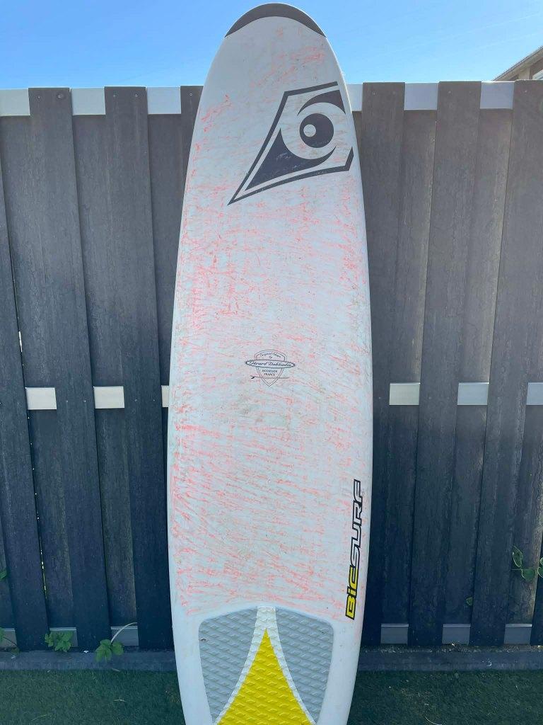 Big surfboard 214x56, Watersport en Boten, Golfsurfen, Ophalen, Zo goed als nieuw, Overige typen, Met vinnen
