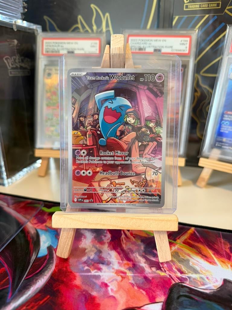 Team Rocket's Wobbuffet (SVP 203), Ophalen of Verzenden, Nieuw, Losse kaart, Foil