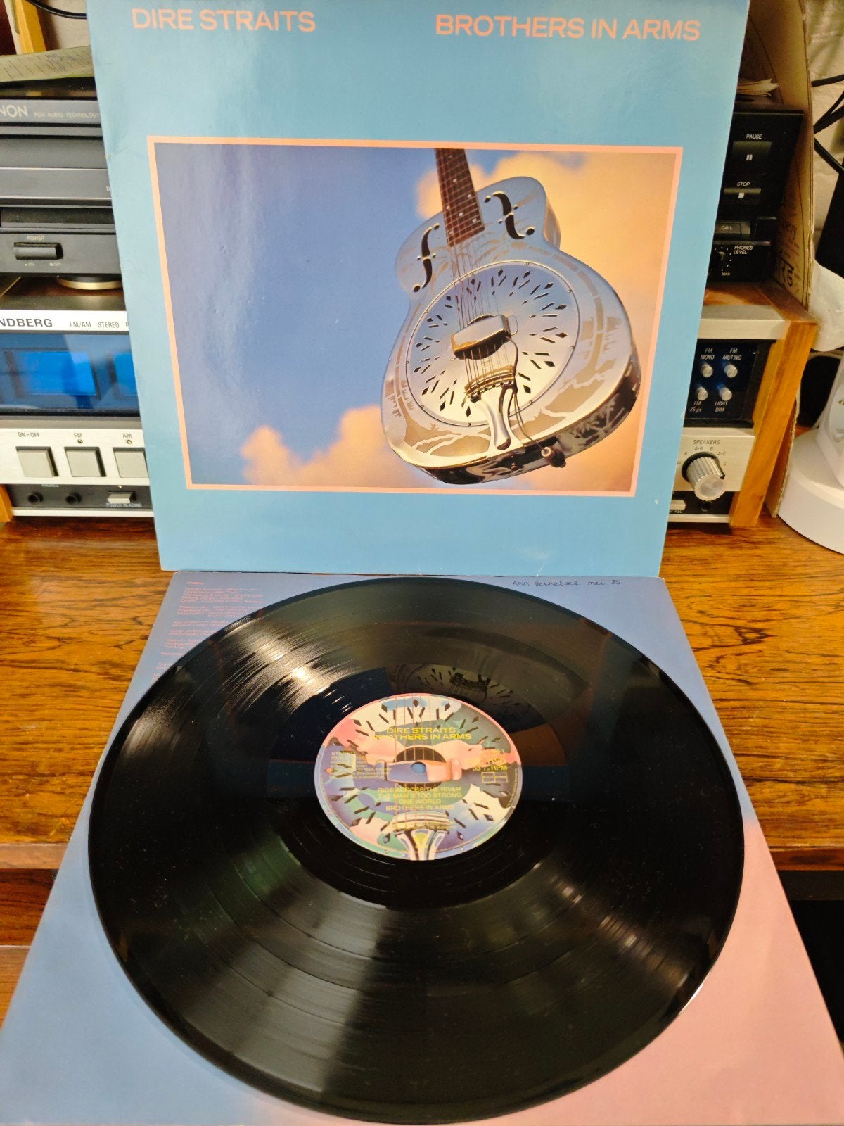 Dire Straits - Brothers in Arms LP (1985), Cd's en Dvd's, LP, Gebruikt, Originele persing, Ophalen of Verzenden