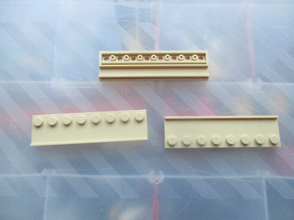 lego onderdeel 30586, 2x8, met door rail. kleur tan, Ophalen of Verzenden, Nieuw, Overige typen, Lego