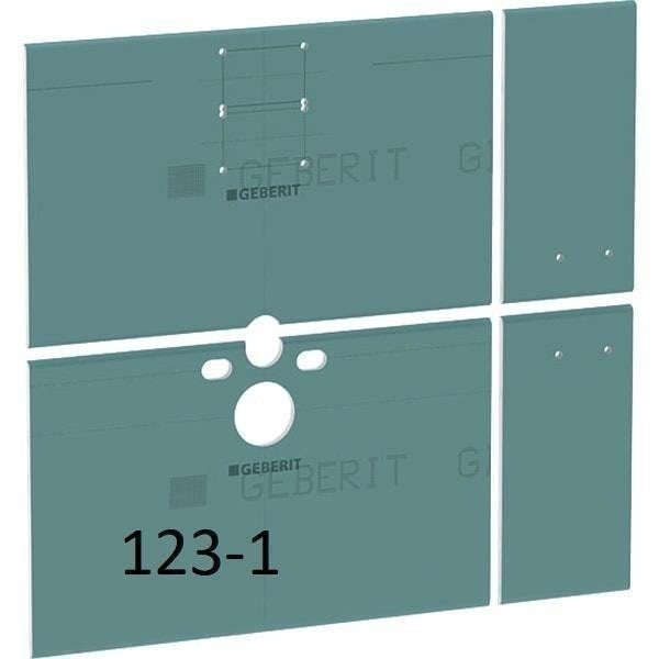 123. Geberit Giseasy gipskartonplaten voor wand-wc, Ophalen, Nieuw, Wit, Handdoek