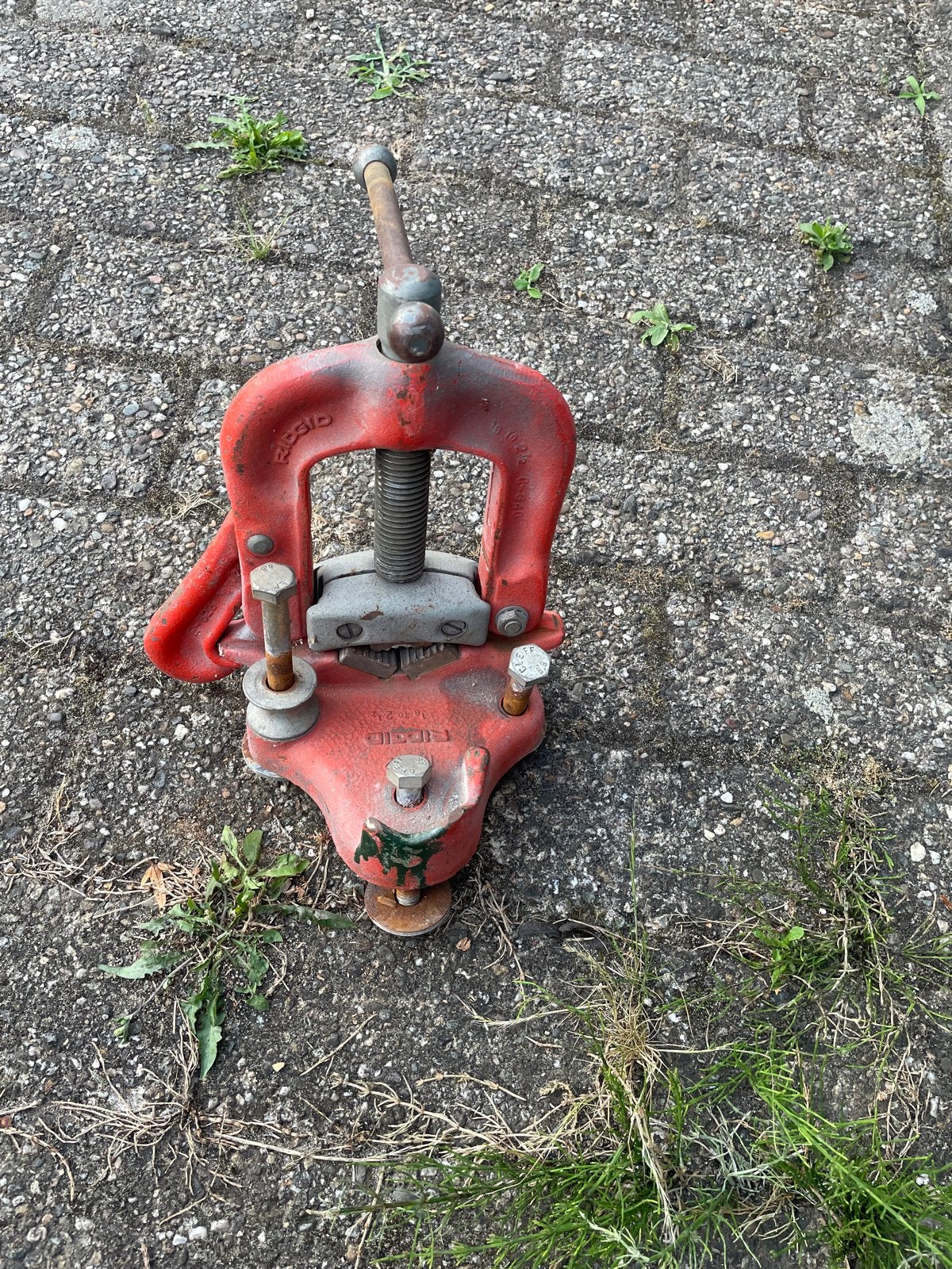 Ridgid Pijpenklem - Robuuste Klem voor Diverse Werkzaamheden, Ophalen, Gebruikt, Klem, Ridgid