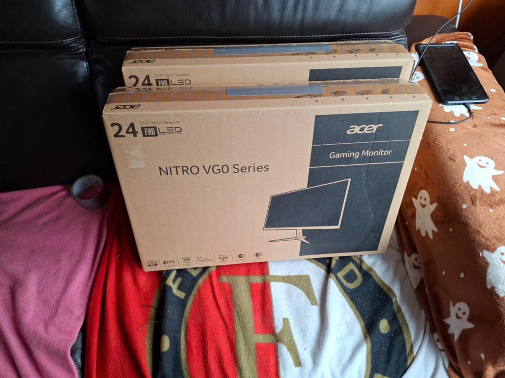 2x Acer Nitro VG0 Gaming Monitoren - Full HD, 1ms, IPS, Computers en Software, Monitoren, Gaming, IPS, Kantelbaar, 101 t/m 150 Hz