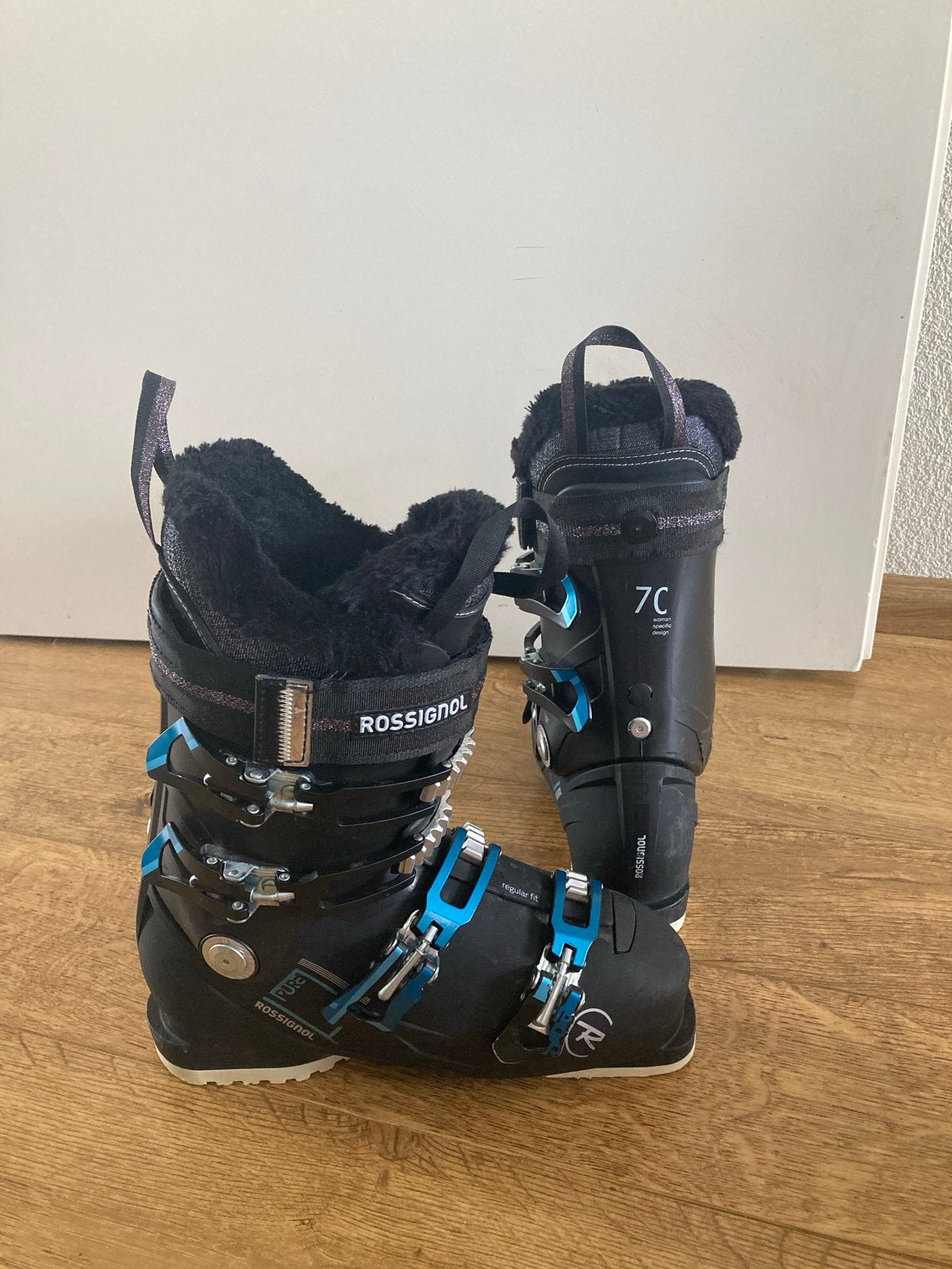 Rossignol Pure 7C dames skischoenen - In goede staat, 160 tot 180 cm, Gebruikt, Verzenden, Rossignol