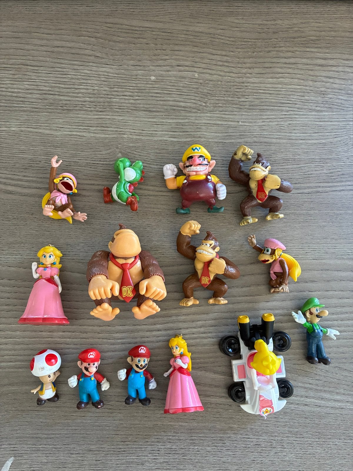 Super Mario en Donkey Kong figuren set, Ophalen, Gebruikt