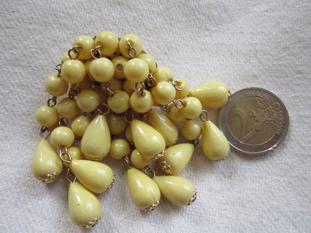 63.  Aparte oude broche, celluloid, Ophalen, Overige materialen, Broche