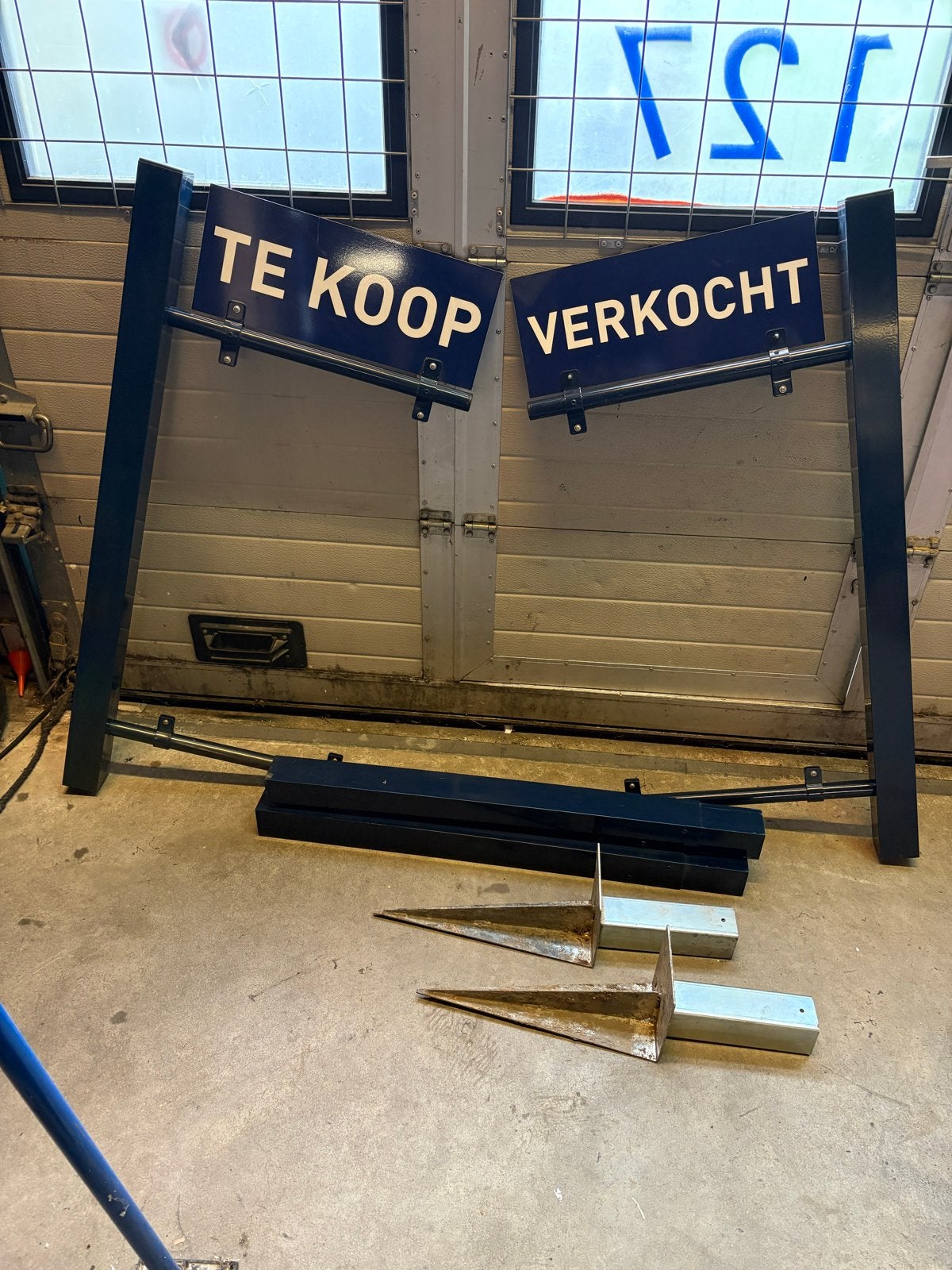 Makelaarsborden, Ophalen, Gebruikt