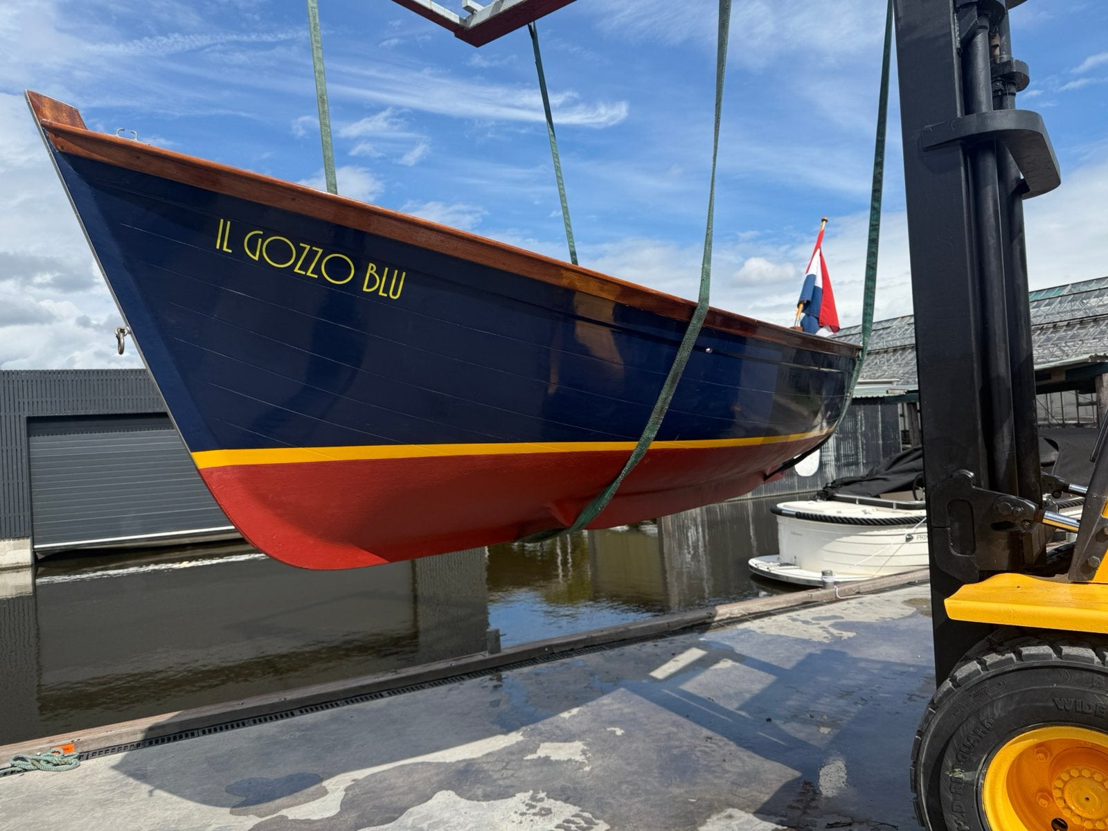 Nauticart Gozzo sloep, Afdekzeil, Gebruikt, Binnenboordmotor, Diesel