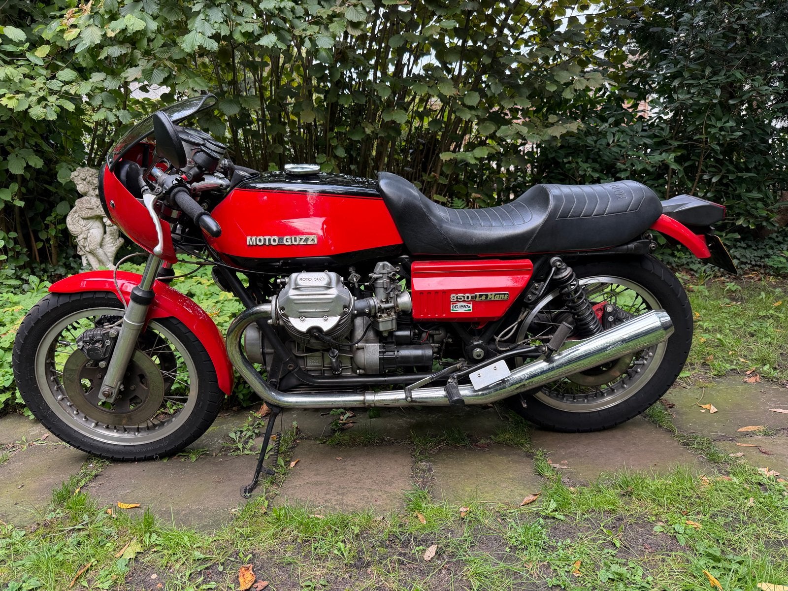 Moto Guzzi 850 Le Mans Mk II - Klassieke Sportmotor, Motoren, Cardan-aandrijving, 2 cilinders, Motorrijbewijs A, Gebruikt