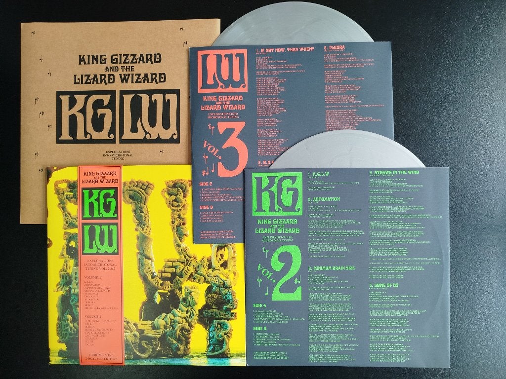 King Gizzard and the Lizard Wizard - "K.G." & "L.W." (2 LP), Inclusief obi, Ophalen of Verzenden, 12 inch, Dubbel-LP