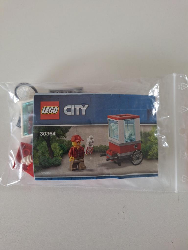 Lego City Popcornkraam (30364), Inclusief minifiguren, City, Lego, Nieuw