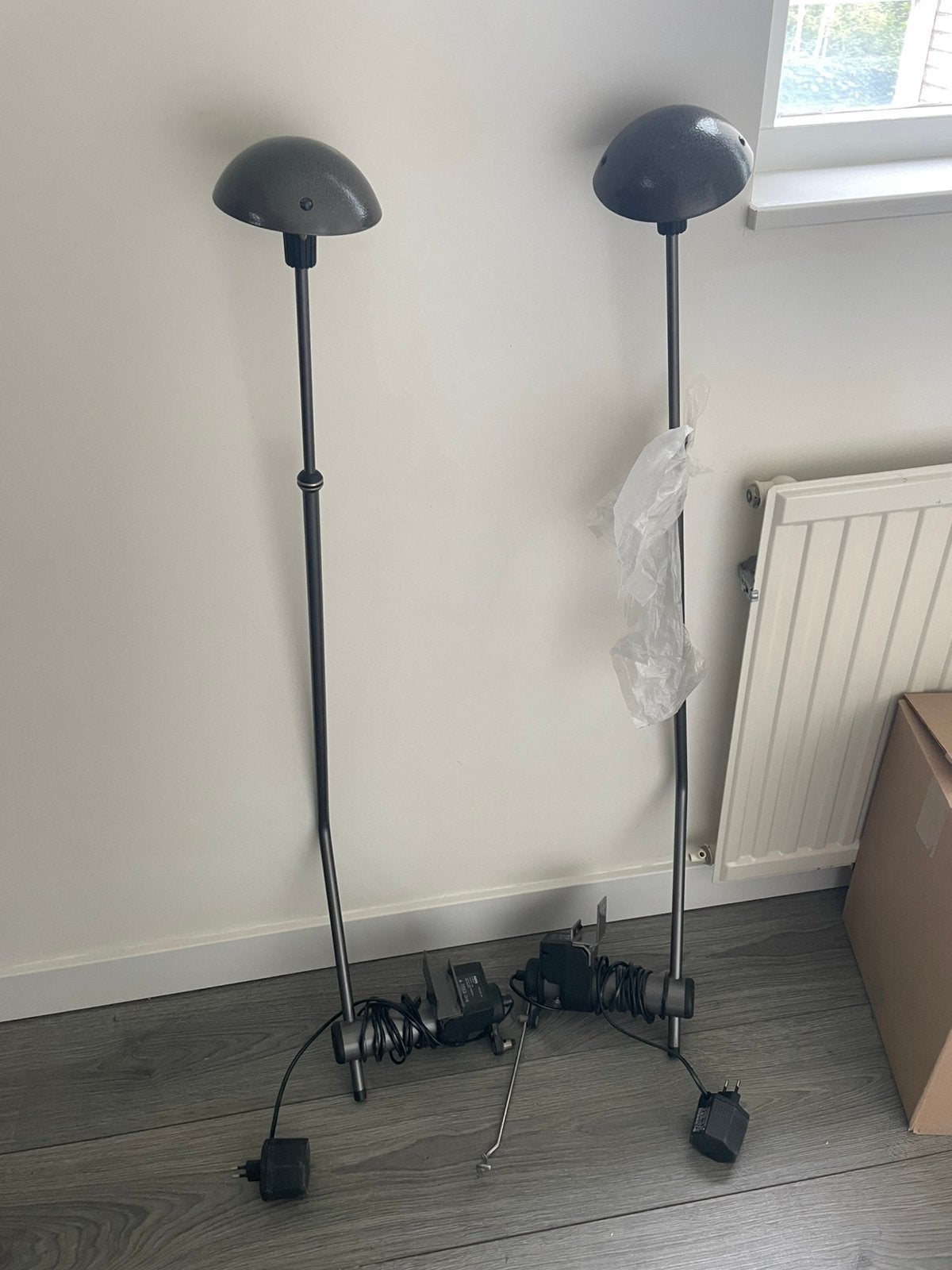 Aupingbed verlichtingantraciet grijs lamp, Ophalen of Verzenden, Zo goed als nieuw