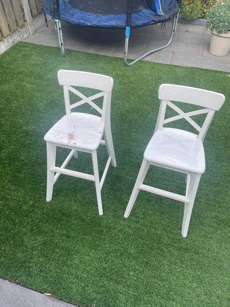 Gratis Houten ikea kinderstoelen, Kinderen en Baby's, Kinderstoelen, Ophalen of Verzenden, Zo goed als nieuw, Overige typen