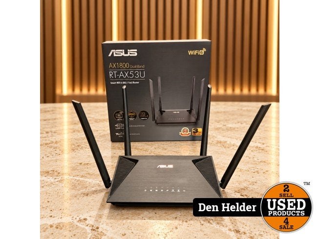 ASUS RT-AX53U Router - In Nette Staat, Asus, Zo goed als nieuw, Support@asus.com, No. 15, Li-Te Road, Beitou District
Taipei 112
Taiwan