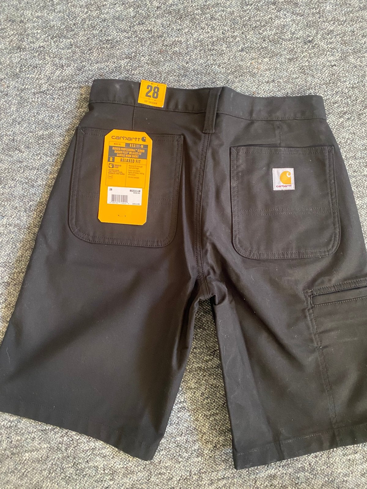 2 Carhartt shorts maat 28., Ophalen of Verzenden, Nieuw, Zwart