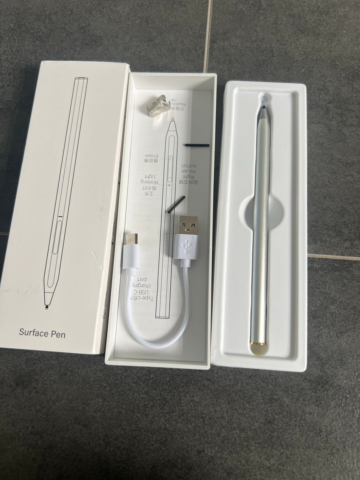 Nieuwe Surface Pen met USB-C oplaadkabel, Ophalen of Verzenden, Nieuw