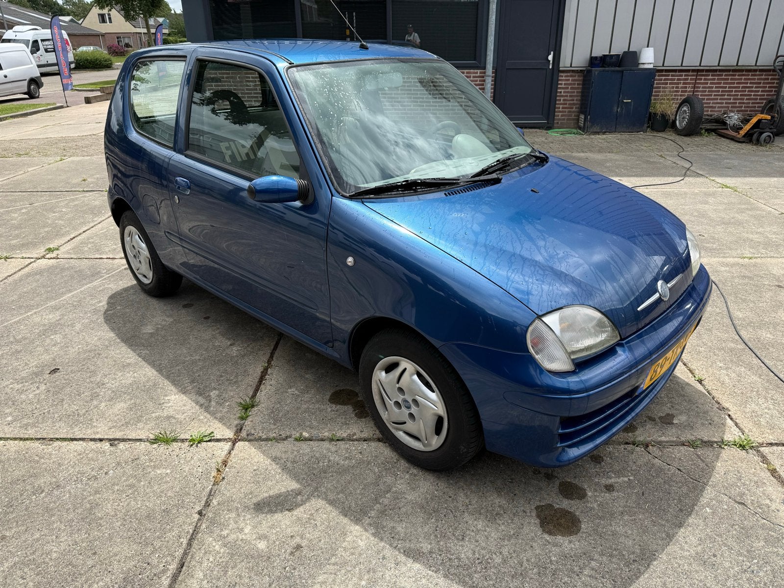 Fiat Seicento 1.1 2007 Blauw nieuwe APK, Voorwielaandrijving, Origineel Nederlands, 400 kg, Handgeschakeld