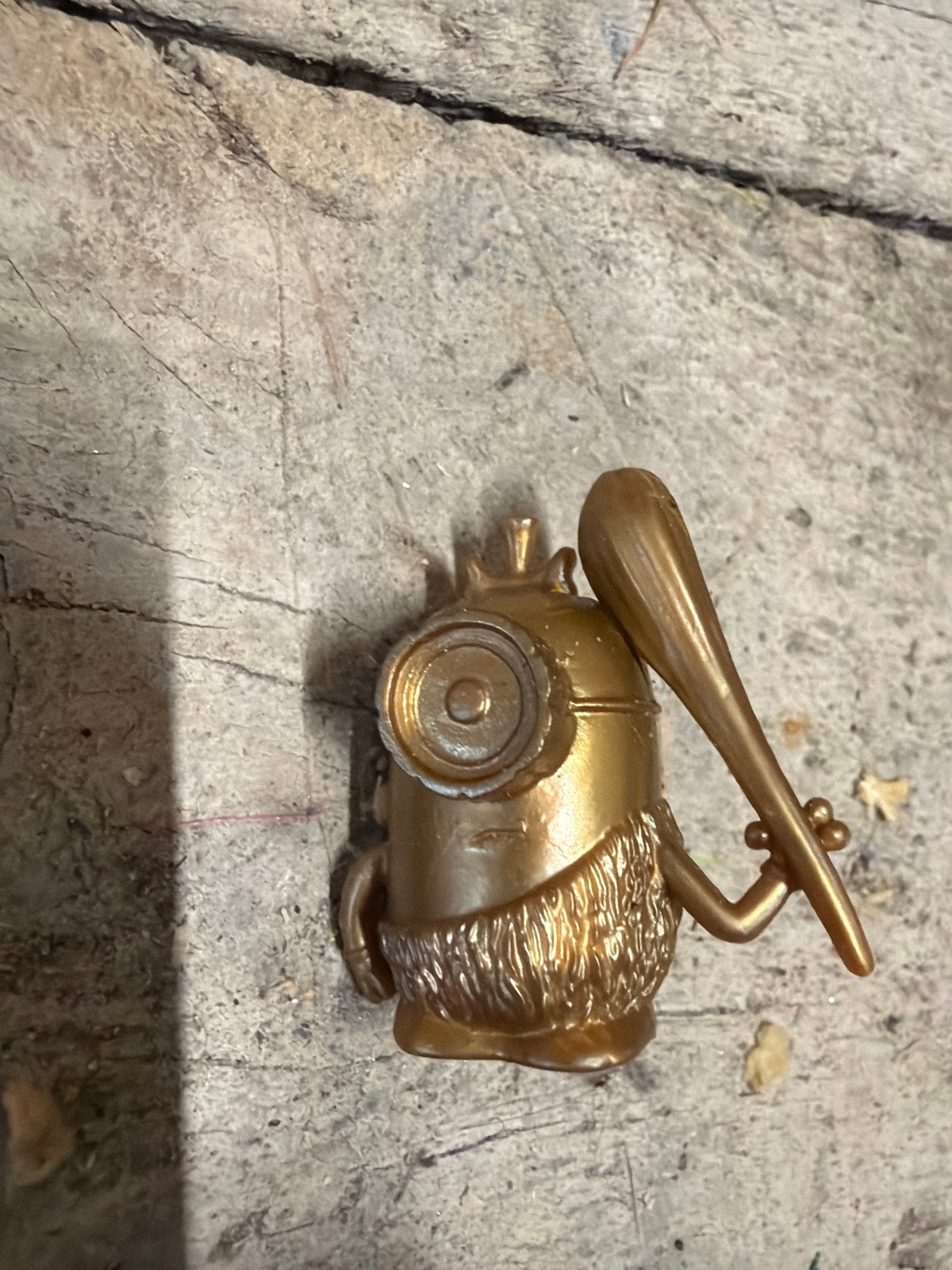Gouden Minion Beeldje met Knots - Uniek Verzamelobject, Ophalen, Zo goed als nieuw