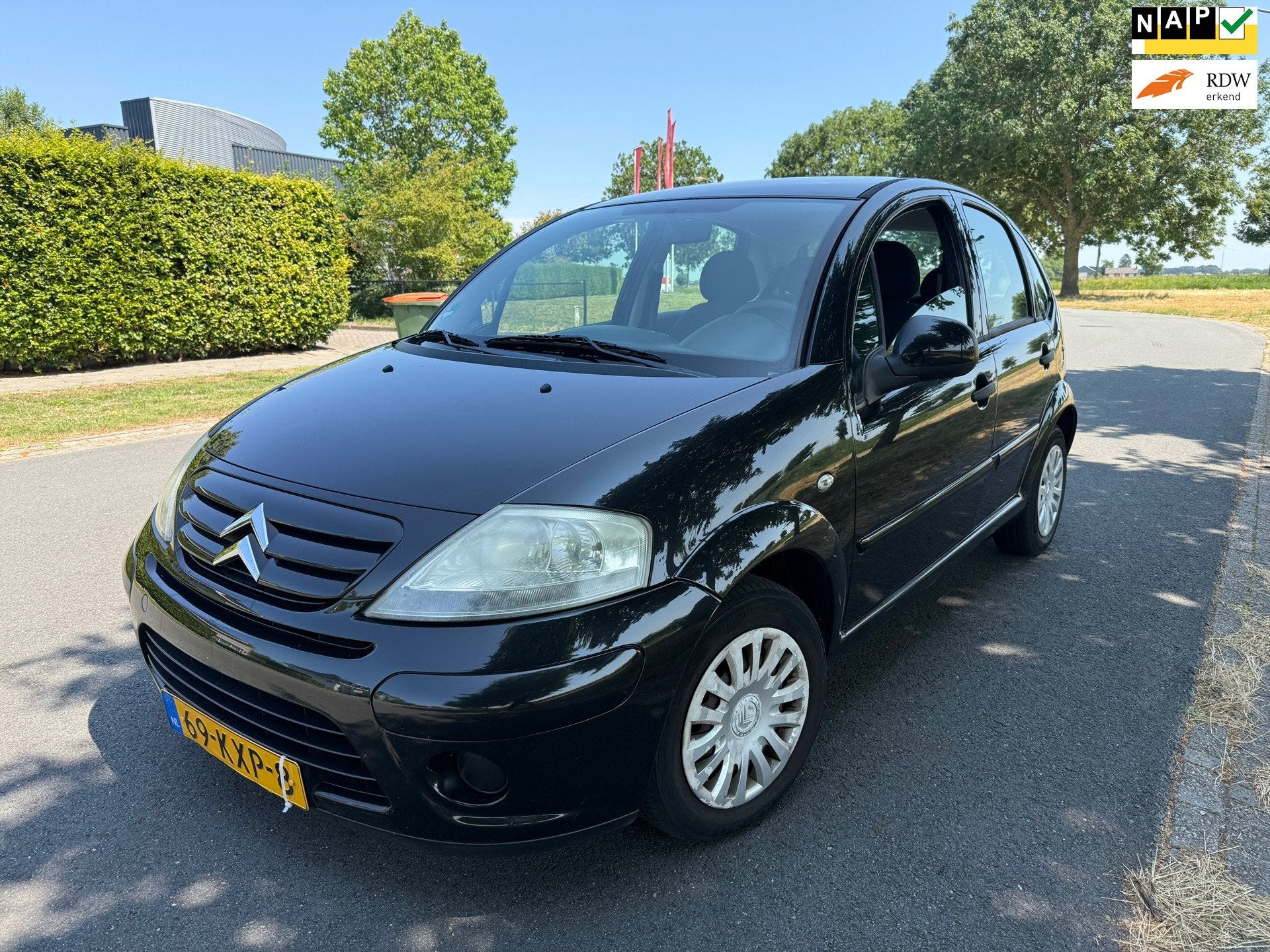 Citroen C3 1.1i First NAP/APK 2027, Voorwielaandrijving, 60 pk, 920 kg, Zwart