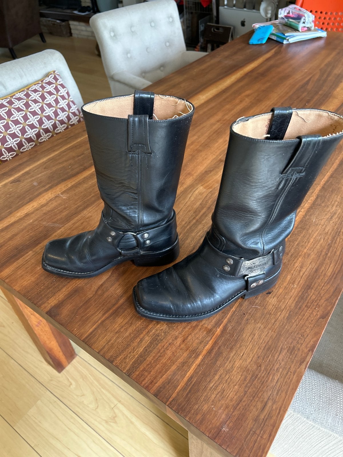 Harley Davidson motorlaarzen maat 40, Ophalen of Verzenden, Gedragen, Zwart, Boots