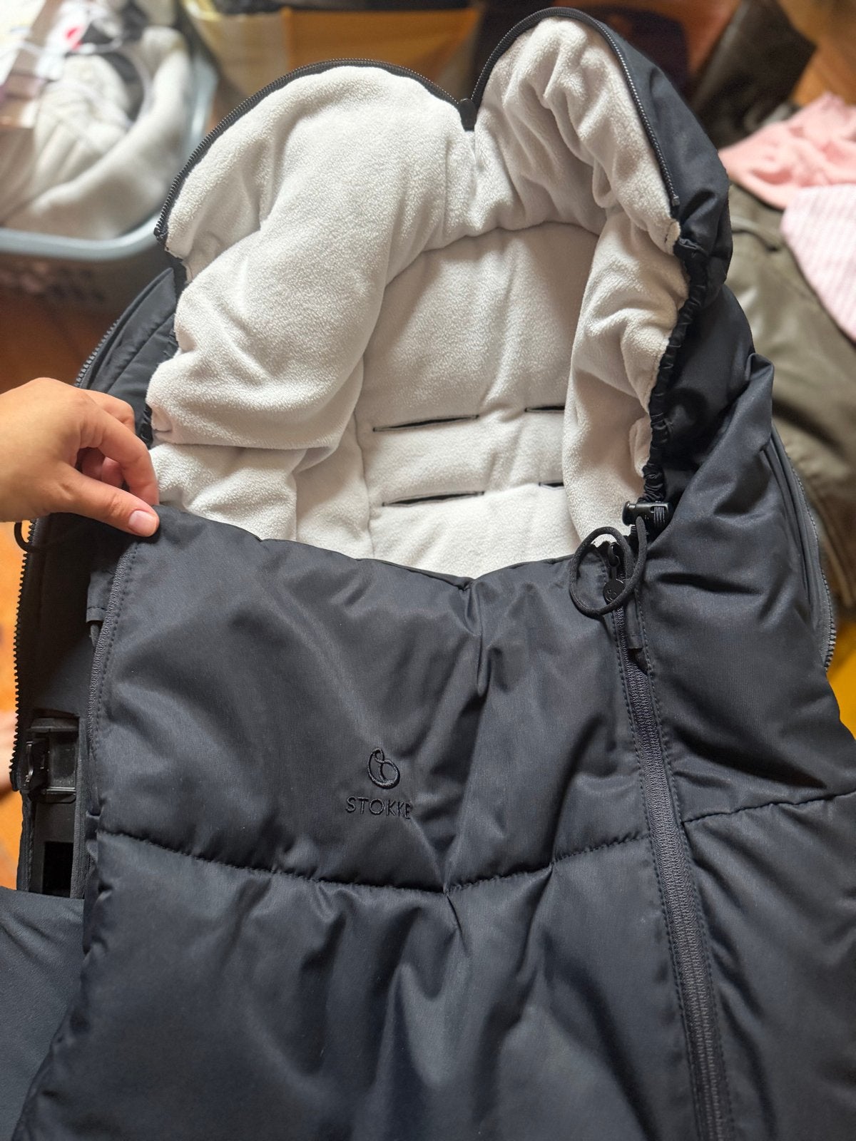 Stokke kinderwagen met reiswieg en voetenzak, Kinderen en Baby's, Gebruikt, Met reiswieg, Ophalen, Kinderwagen