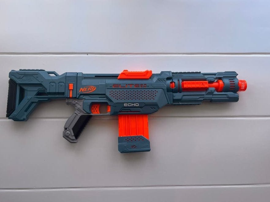 Nerf Elite 2.0 Echo CS-10 Blaster, Kinderen en Baby's, Speelgoed | Overig, Gebruikt, Jongen of Meisje, Ophalen of Verzenden