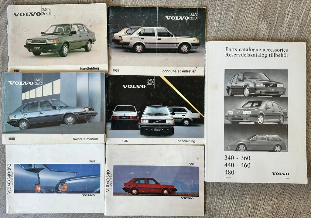 Volvo brochures 340/360/440/460/480 en C30, Ophalen of Verzenden, Gebruikt, Auto's