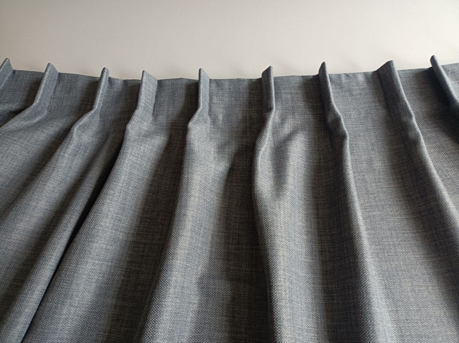 Zware kwaliteit overgordijn, Grijs / blauw, verduisterend, Isolerend, Overgordijn, 250 cm, Ophalen of Verzenden
