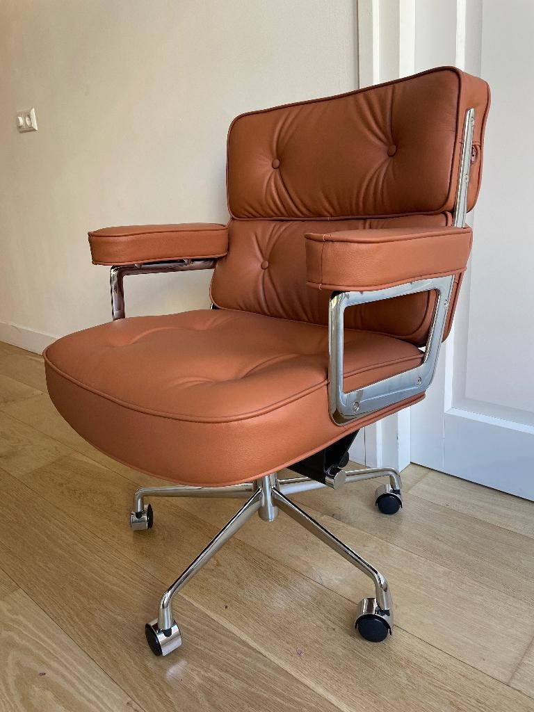 Lobby Chair Bureaustoel Cognac Leer – NIEUW, Ophalen, Bruin, Nieuw, Bureaustoel
