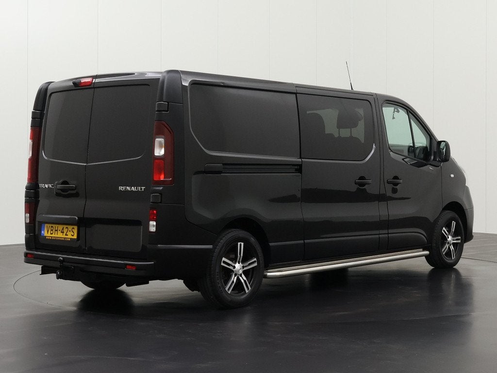 Renault Trafic 1.6DCi 120PK Lang Dubbele Cabine Black Editio, Voorwielaandrijving, Gebruikt, Euro 6, 4 cilinders