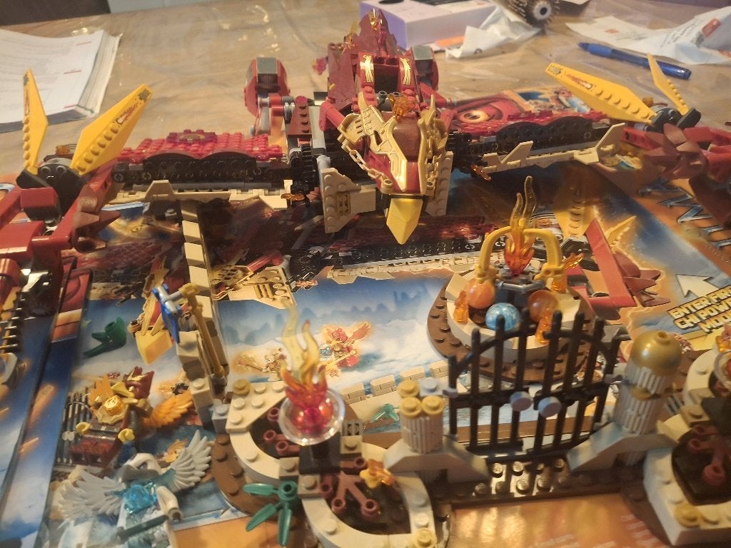 Lego chima 70146, Overige thema's, Lego, Ophalen of Verzenden, Zo goed als nieuw