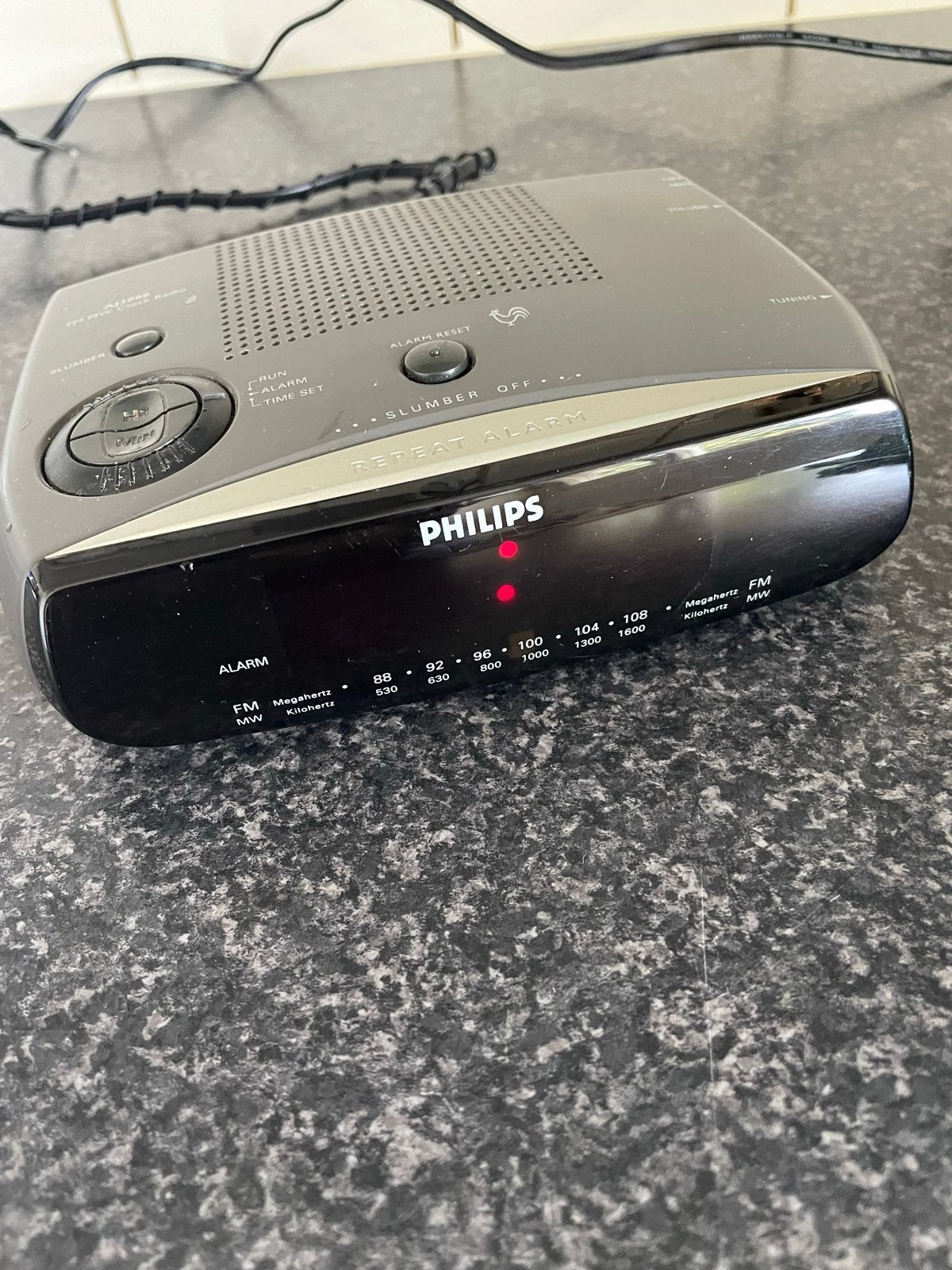 Philips AJ3080 Wekkerradio - Werkt perfect, Ophalen of Verzenden, Gebruikt, Radio