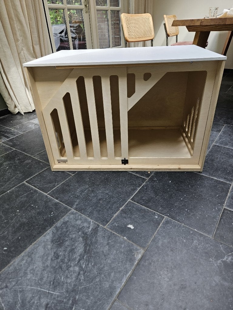 Modern Living hondenbench hout, Dieren en Toebehoren, Ophalen, Gebruikt