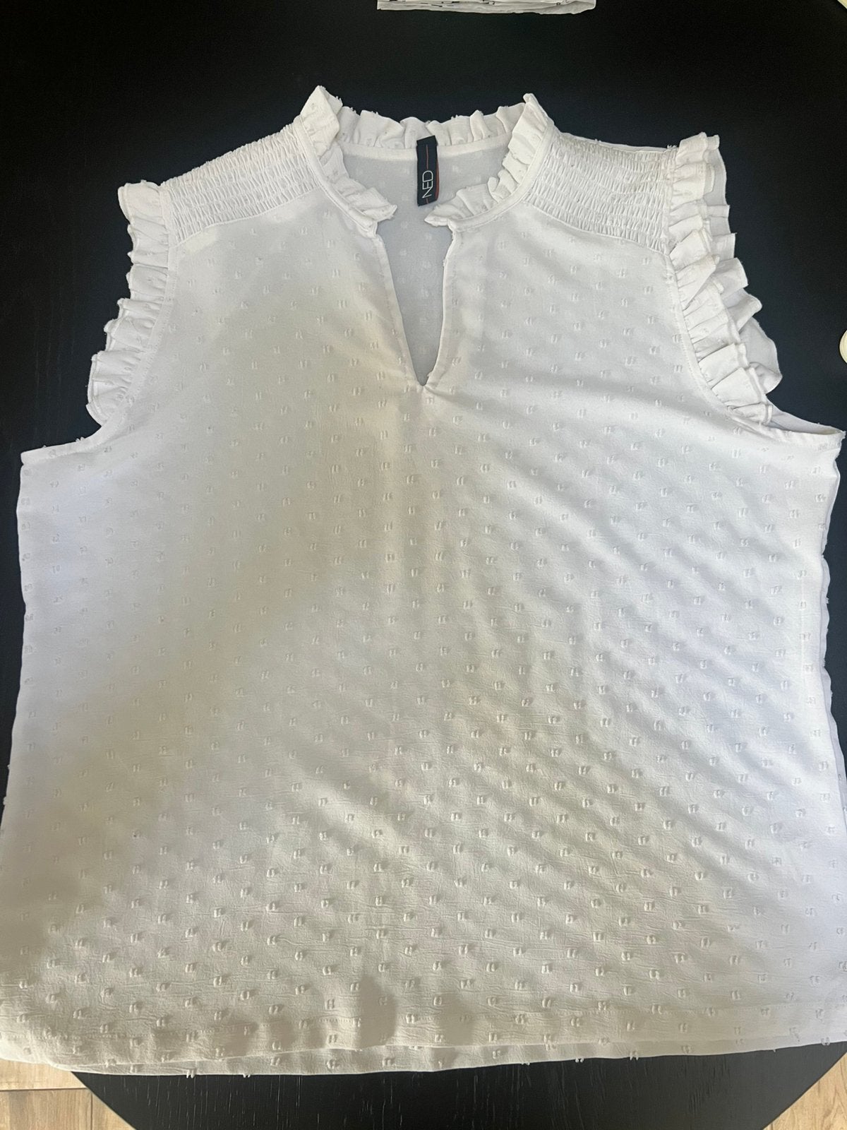 Mouwlose top NED xxl/44, Ophalen of Verzenden, Zo goed als nieuw, Maat 42/44 (L), Wit