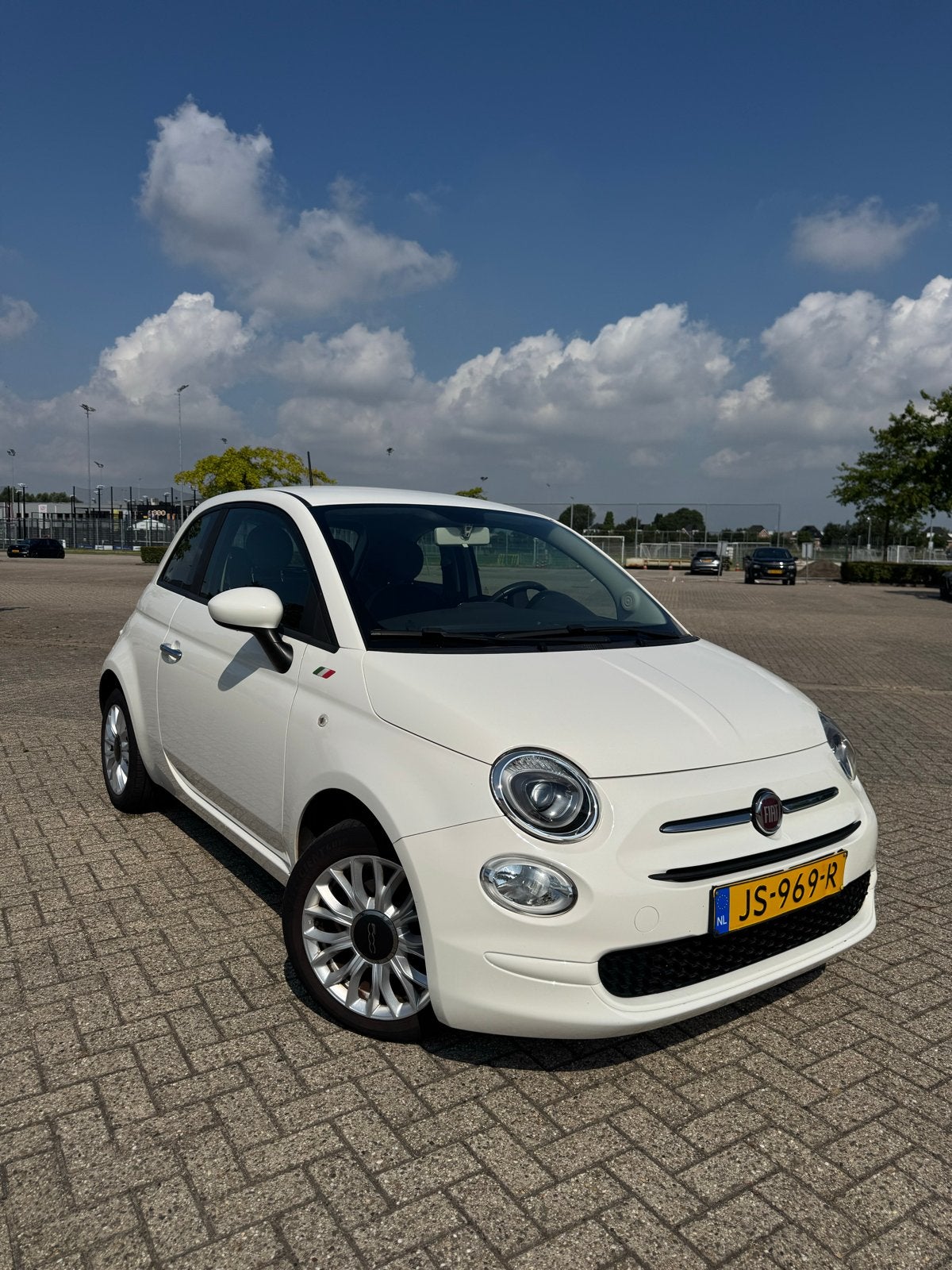Fiat 500 Twinair Turbo 80pk 2016 Wit, Voorwielaandrijving, 31 €/maand, Origineel Nederlands, Handgeschakeld