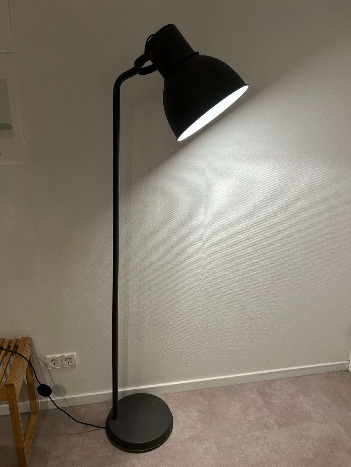 Vloerlamp ikea hektar, Ophalen, Zo goed als nieuw, Metaal, 150 tot 200 cm