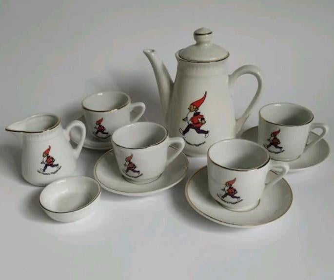 Vintage Nelle's Piggelmee kinderservies porselein jaren '90, Ophalen
