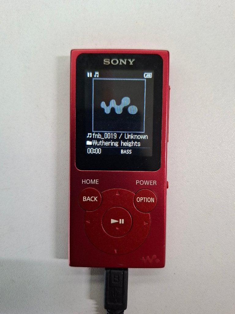 Sony Walkman NW-E394 MP3-speler - Rood, Ophalen of Verzenden, Zo goed als nieuw, USB 2, Minder dan 500 GB