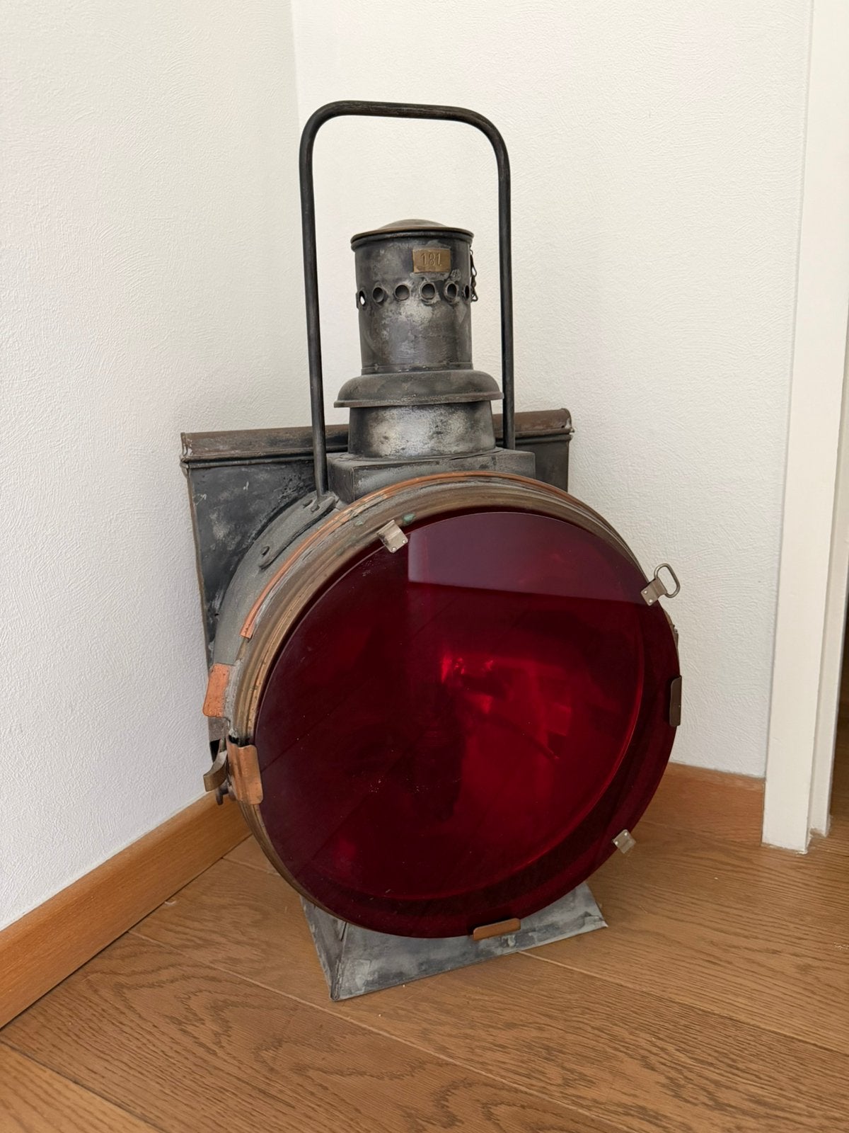 Antieke spoor/trein lampen, Antiek en Kunst, Ophalen
