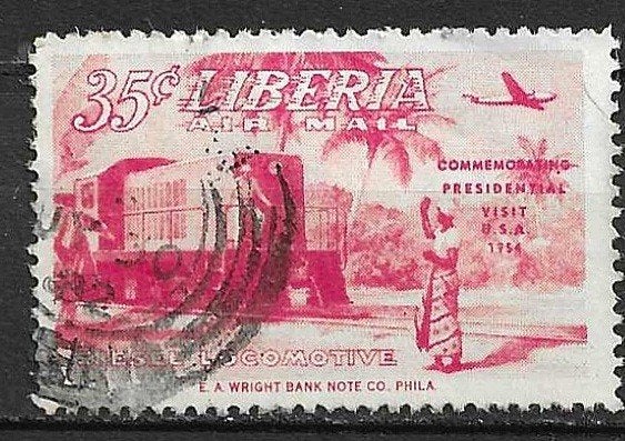 LIBERIA, Ophalen of Verzenden, Overige landen, Gestempeld