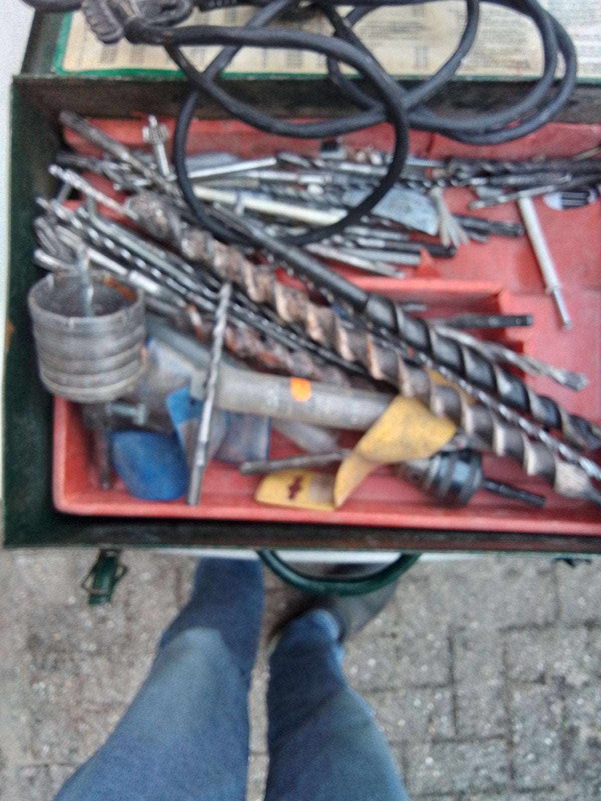 Metabo Boormachine met Klopfunctie en Boorset, Klopboormechanisme, Ophalen, Boormachine, Gebruikt