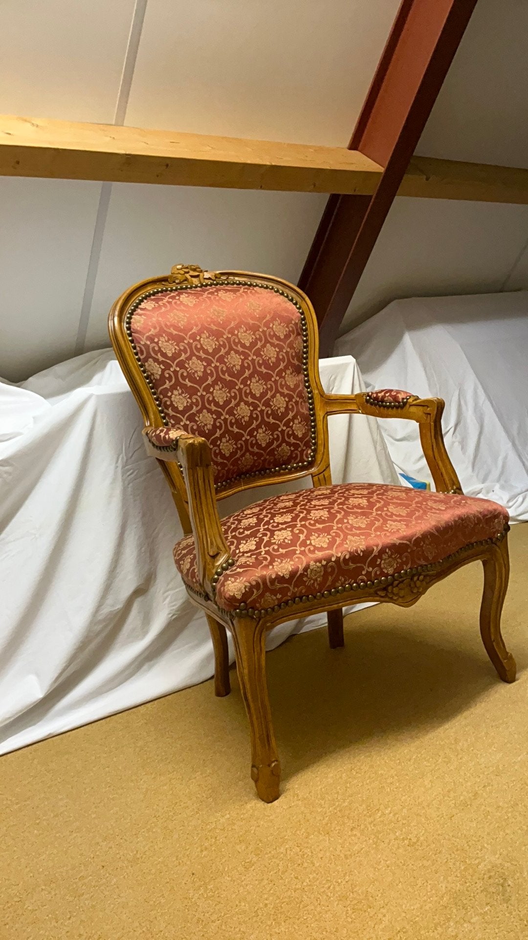 Barokstyl stoeltje, Antiek en Kunst, Antiek | Meubels | Stoelen en Banken, Ophalen
