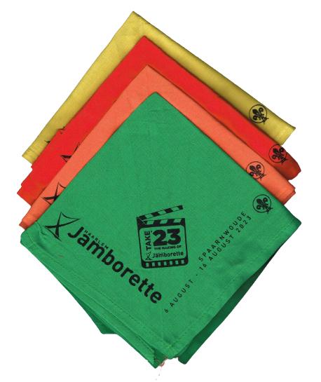 scouting set Subkampdassen Haarlem Jamborette 2023, Verzamelen, Scouting, Ophalen of Verzenden, Nieuw, Pet, Hoed of Sjaal