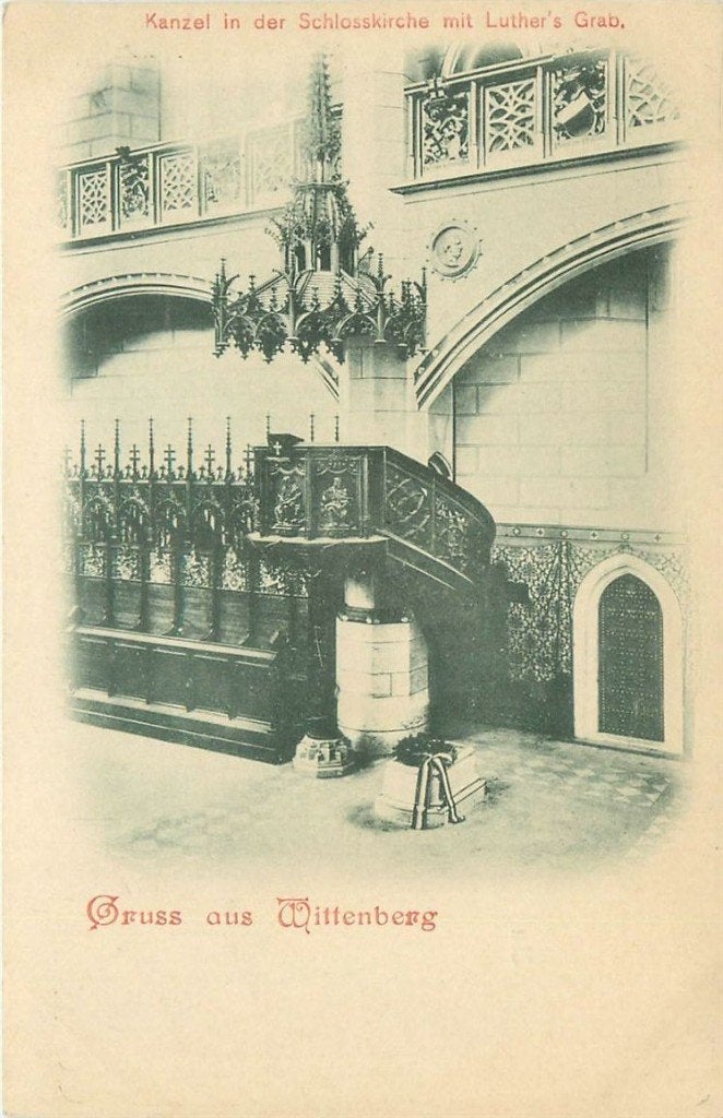 701-298-013 Wittenberg Schlosskirche, Verzenden, Voor 1920, Duitsland